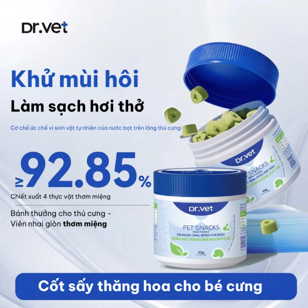 Snack chăm sóc răng miệng cho chó Dr.Vet