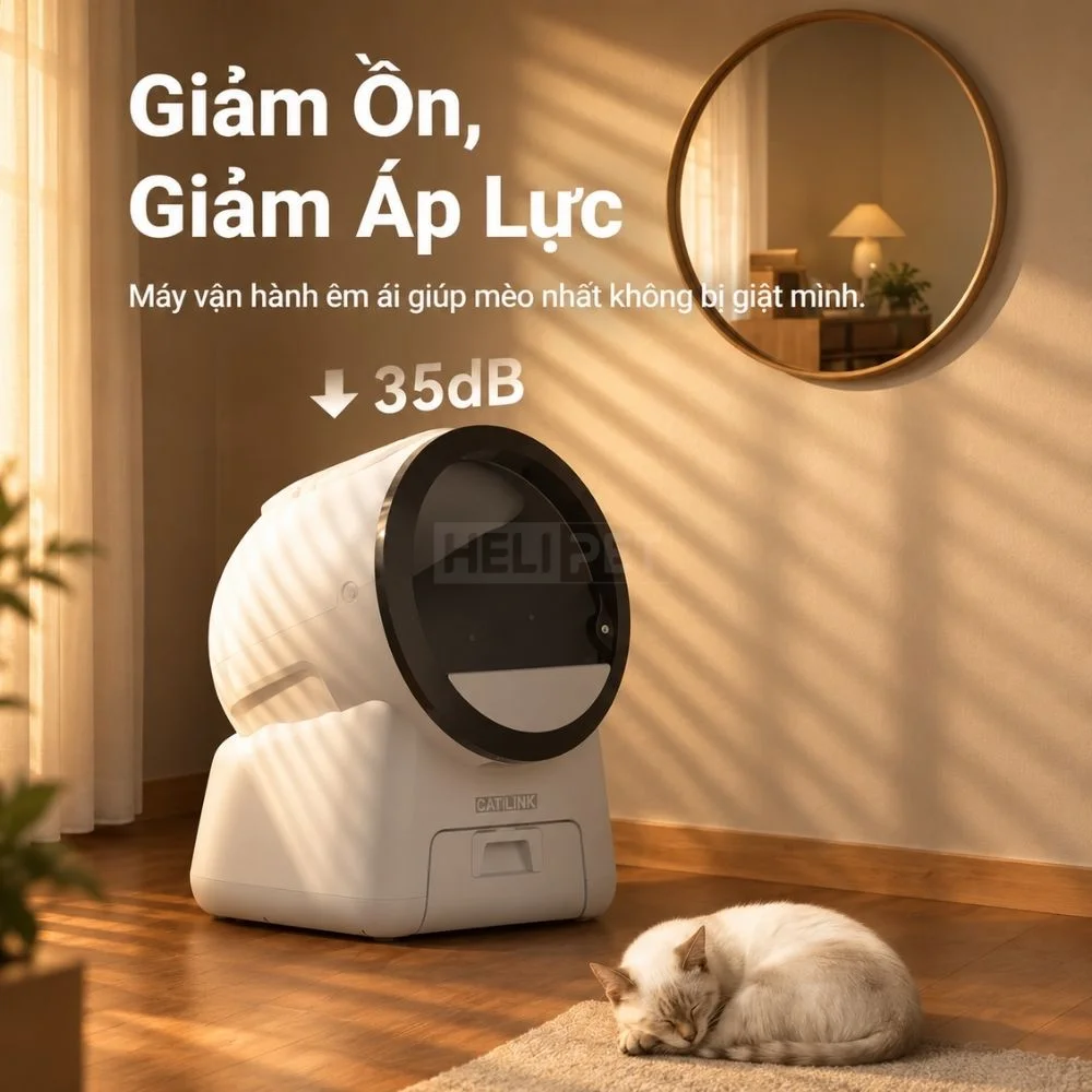 Máy vệ sinh cho mèo Catlink Scoop Robot Pro