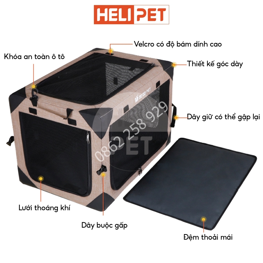 Chuồng Quây Lồng Vận Chuyển Chuyên Dùng Cho Catshow - HeLiPet
