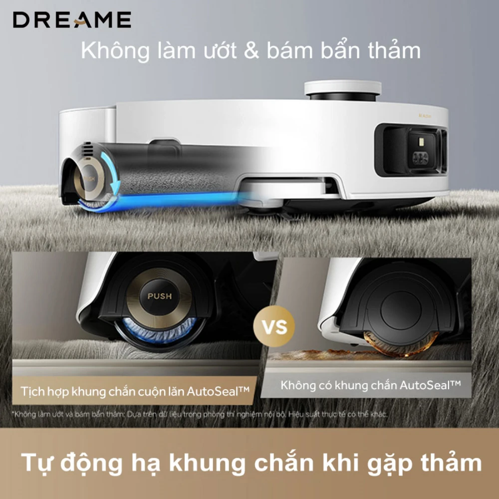 Robot hút bụi lau nhà thông minh Dreame Aqua10 Roller