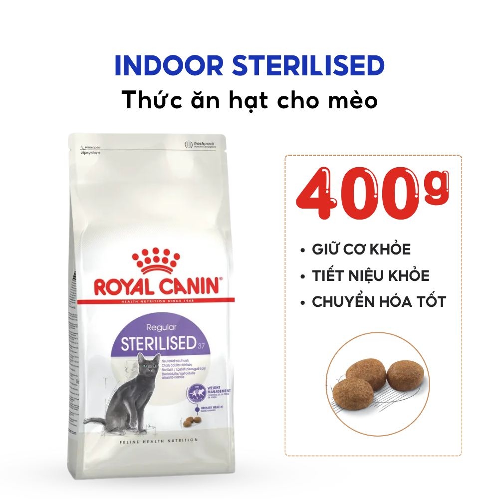 Hạt Cho Mèo Triệt Sản Trưởng Thành Royal Canin Sterilised 37