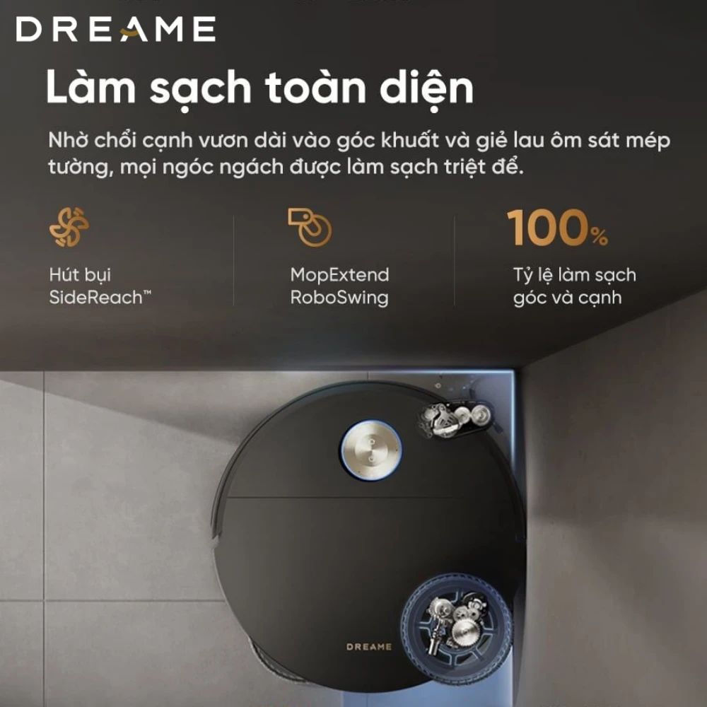 Robot hút bụi lau nhà thông minh Dreame X60 Master