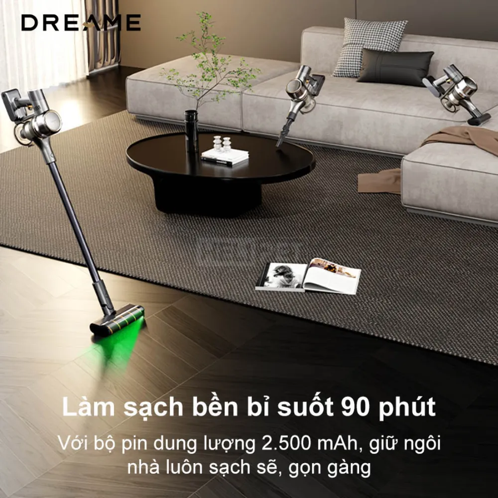 Máy hút bụi không dây đa năng Dreame V18S Aqua