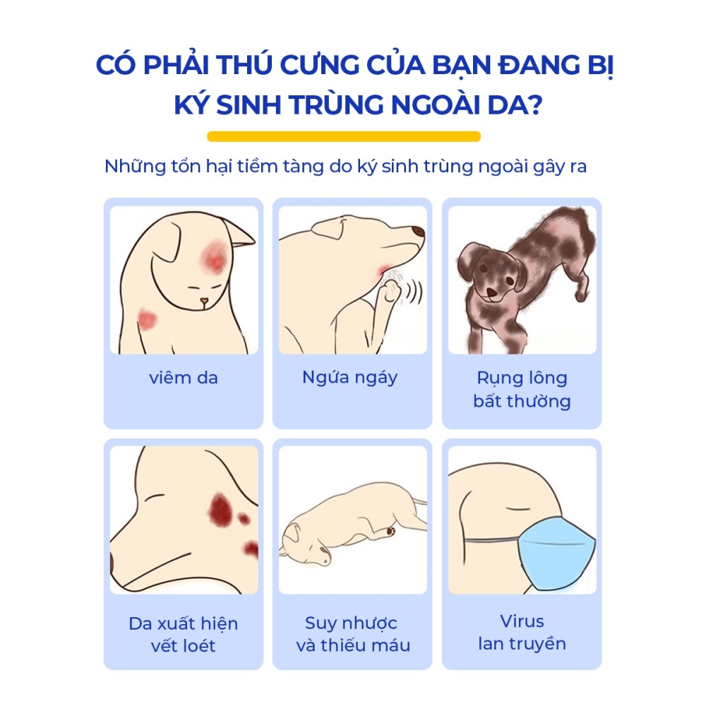 Thuốc xịt FIPRONIL trị ve, rận cho chó mèo Dr.VET
