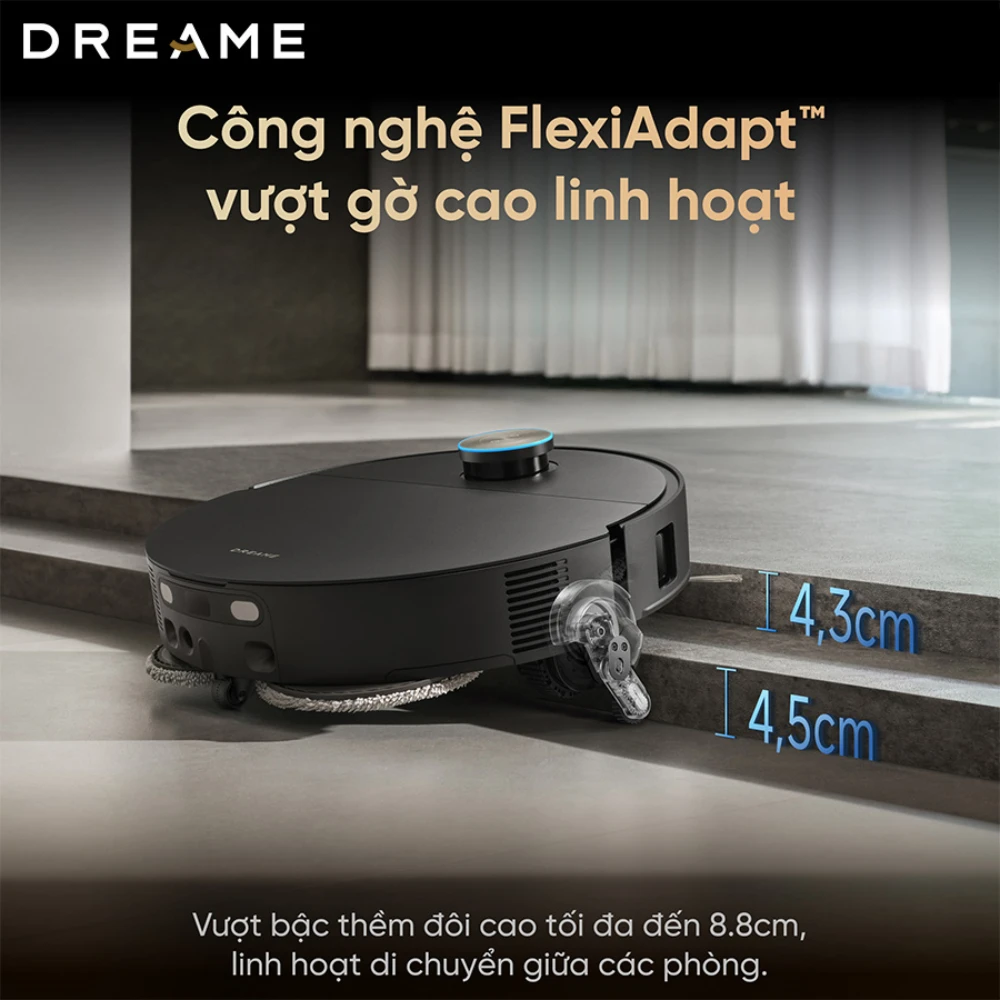 Robot hút bụi lau nhà thông minh Dreame X60 Master