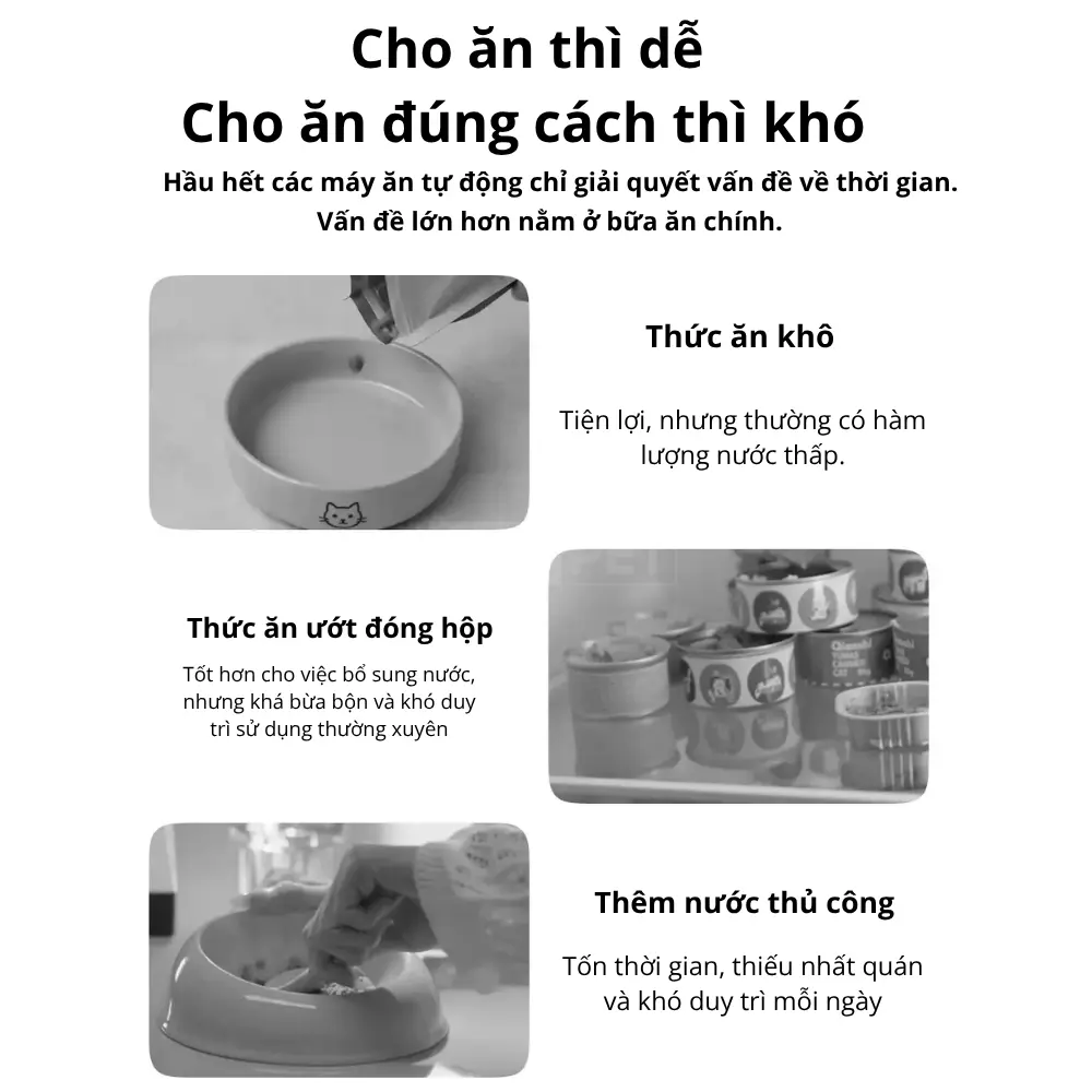 Máy chế biến thức ăn ướt tự động Neakasa Riko