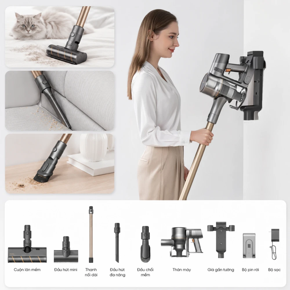 Máy hút bụi không dây thông minh Dreame V12S