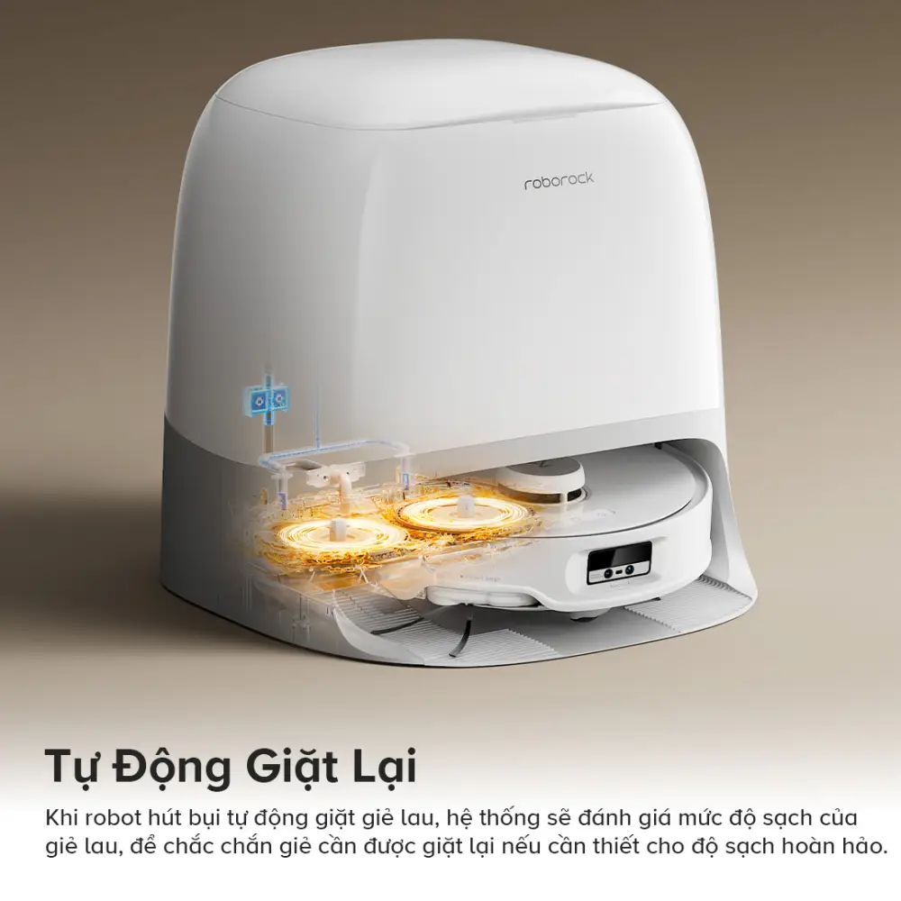 Robot hút bụi lau nhà Roborock Q Revo Curv