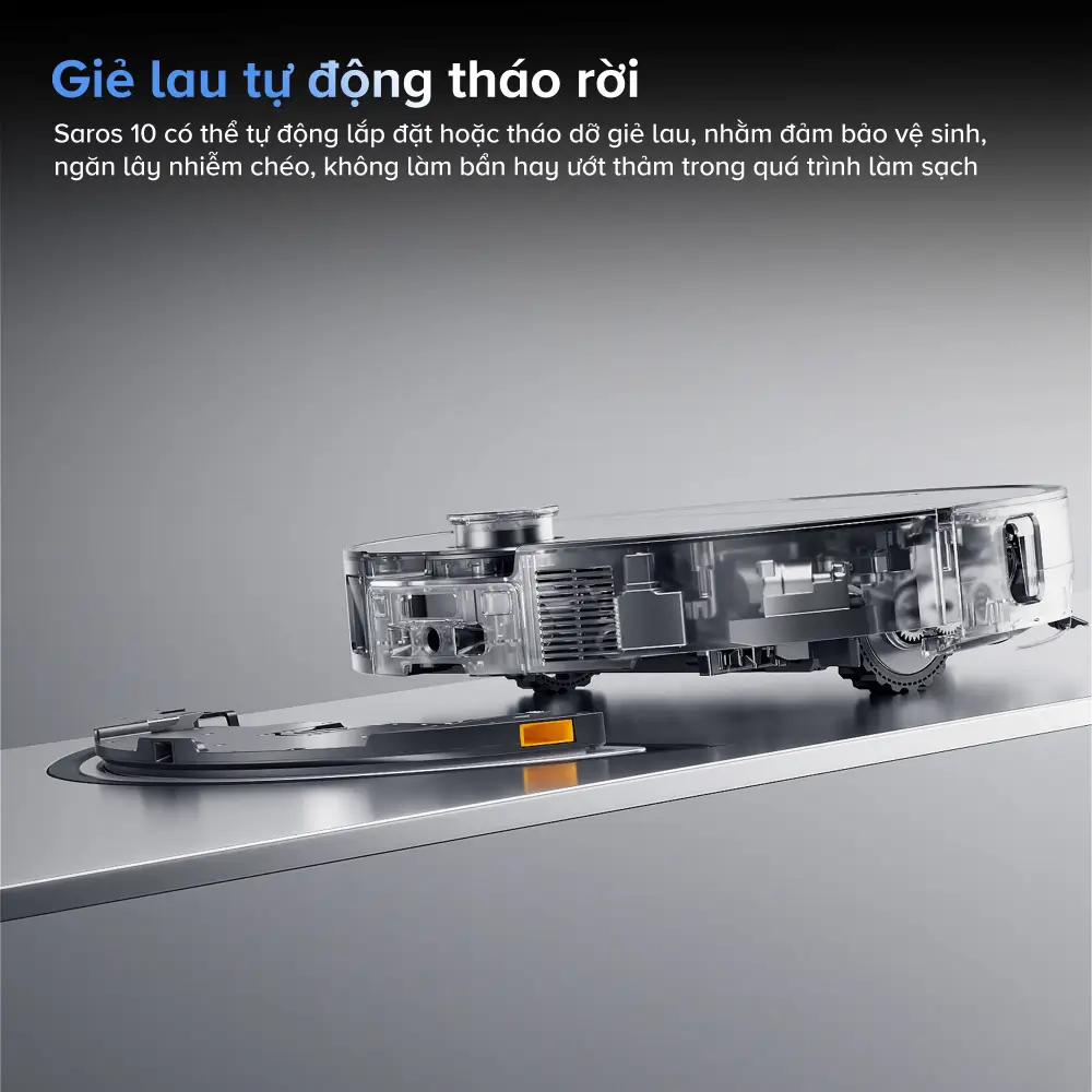 Robot hút bụi lau nhà Roborock Saros 10