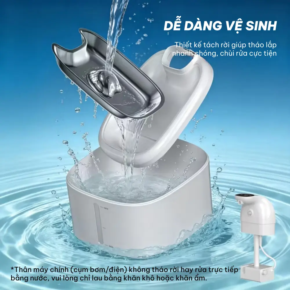 Máy lọc nước cho chó mèo HELIPET Pure 6 (P6)