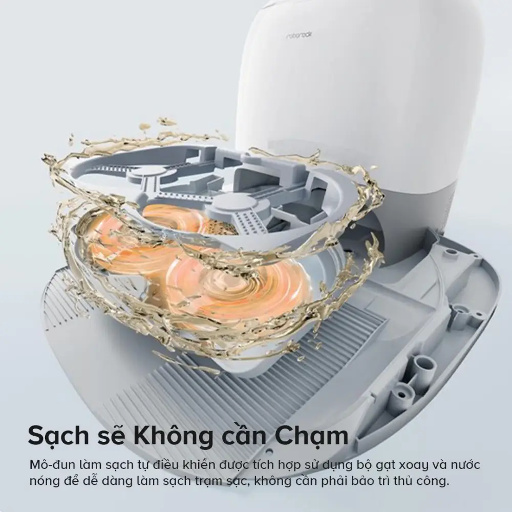 Robot hút bụi lau nhà Roborock Q Revo Curv