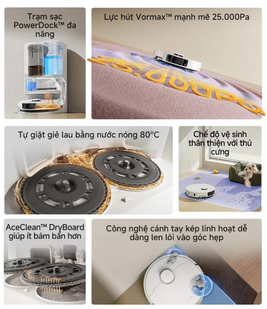 Robot hút bụi lau nhà thông minh Dreame L50 Ultra CE