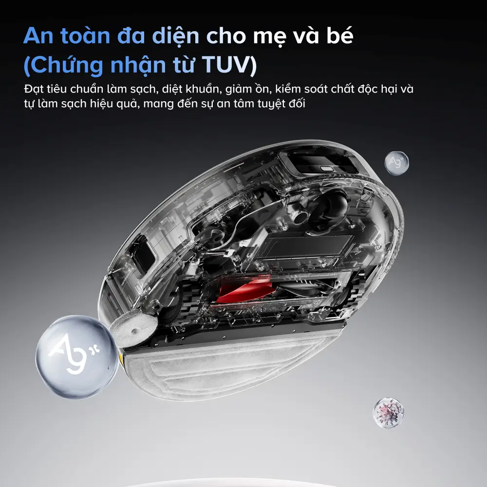 Robot hút bụi lau nhà Roborock Saros 10