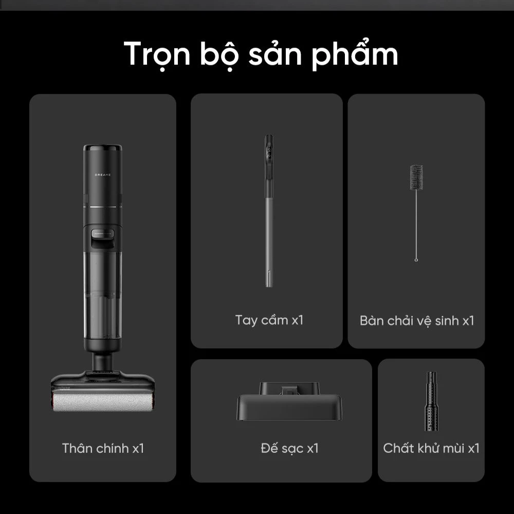Máy hút bụi lau sàn thông minh Dreame H13s Flexreach