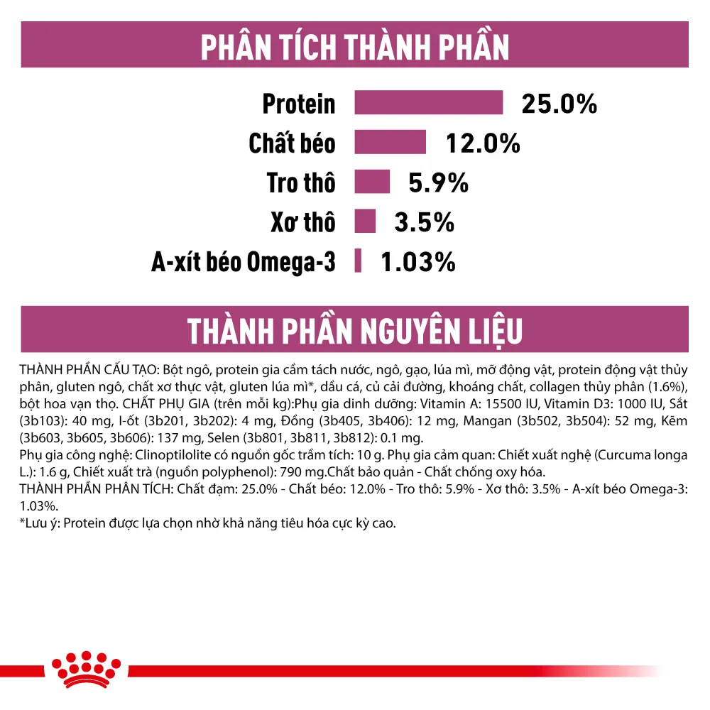 Thức Ăn Hạt Cho Chó Hỗ Trợ Xương Khớp Royal Canin Mobility C2P+