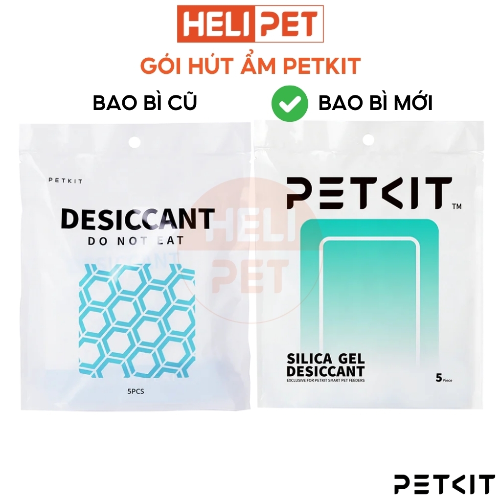 Combo 5 Gói hút ẩm dùng cho máy ăn Petkit