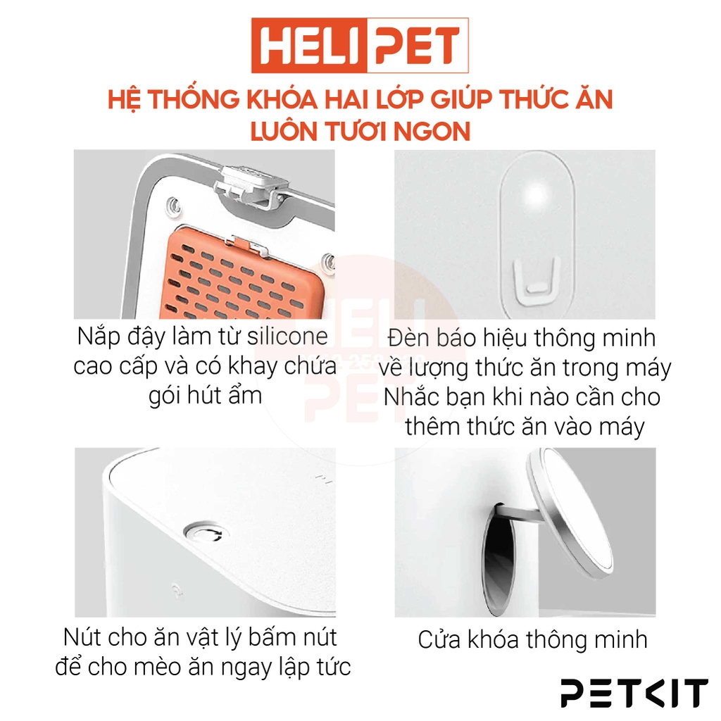 Máy Ăn Tự Động PETKIT Fresh Element Mini Pro Cho Chó Mèo