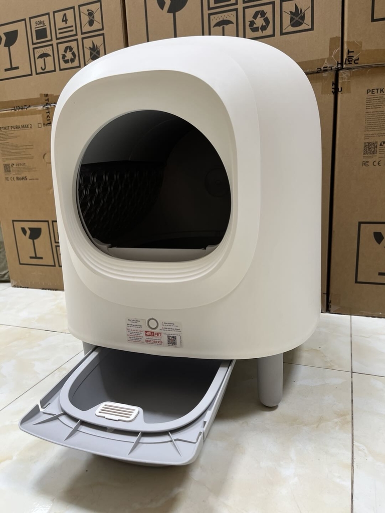 Máy dọn vệ sinh mèo HeLiPet Cũ - 2.990k