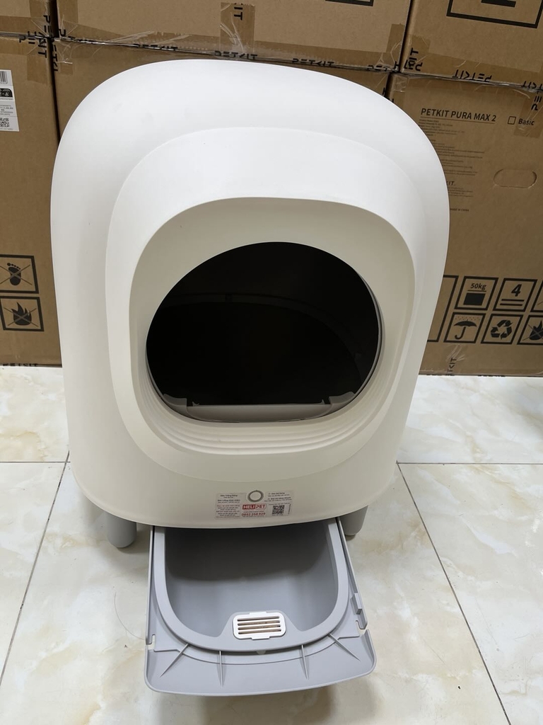 Máy dọn vệ sinh mèo HeLiPet Cũ - 2.990k