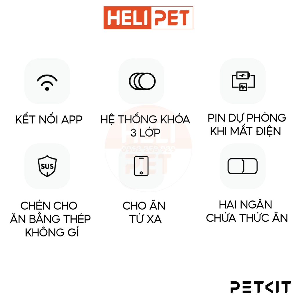 Máy Ăn Tự Động PETKIT  Fresh Element GEMINI 2 ngăn 5L cho chó mèo