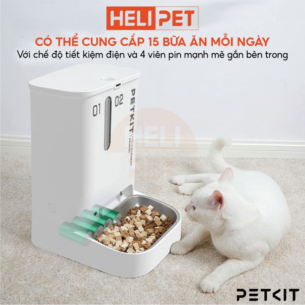 Máy Ăn Tự Động PETKIT  Fresh Element GEMINI 2 ngăn 5L cho chó mèo