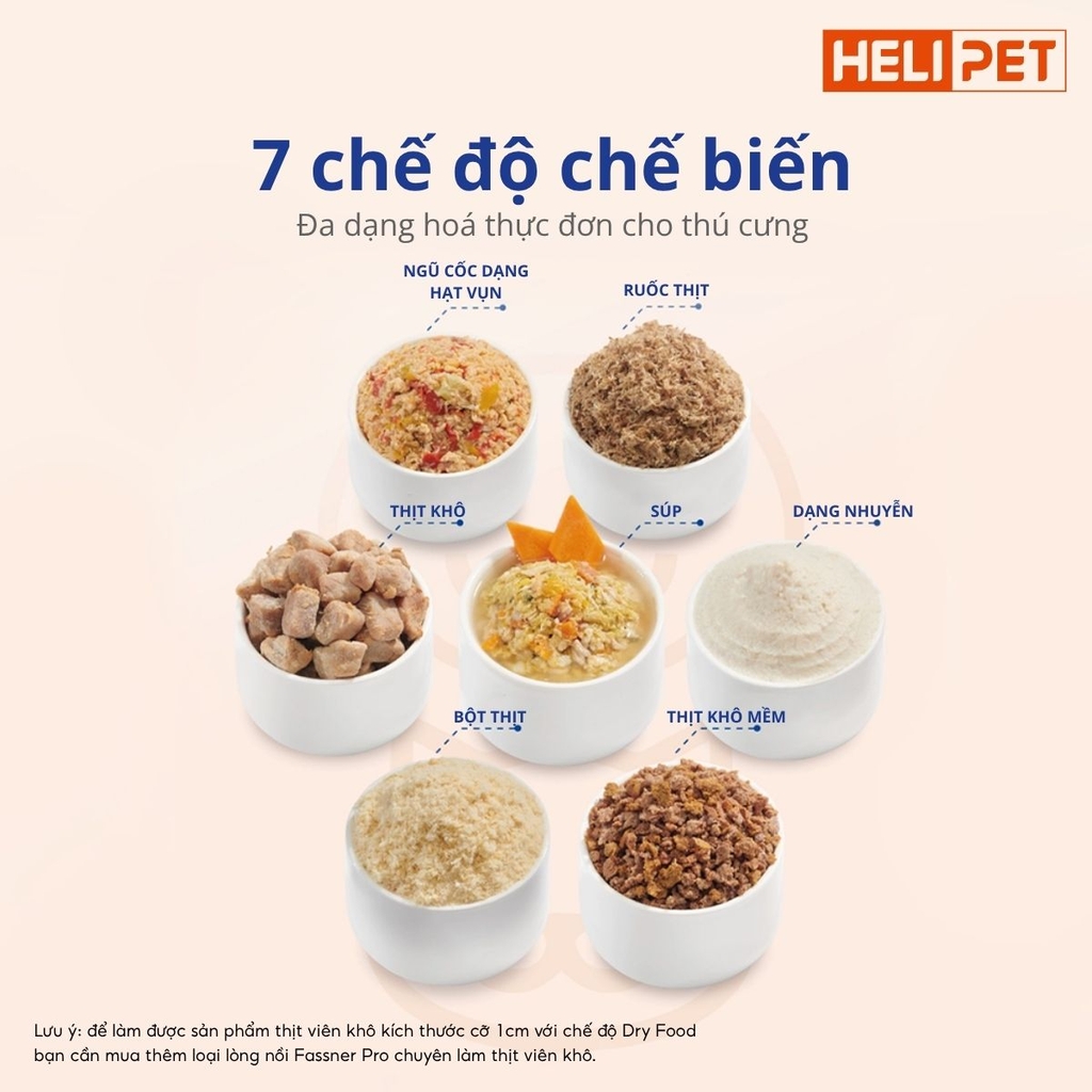 Máy làm pate cho chó mèo Fassner Pro