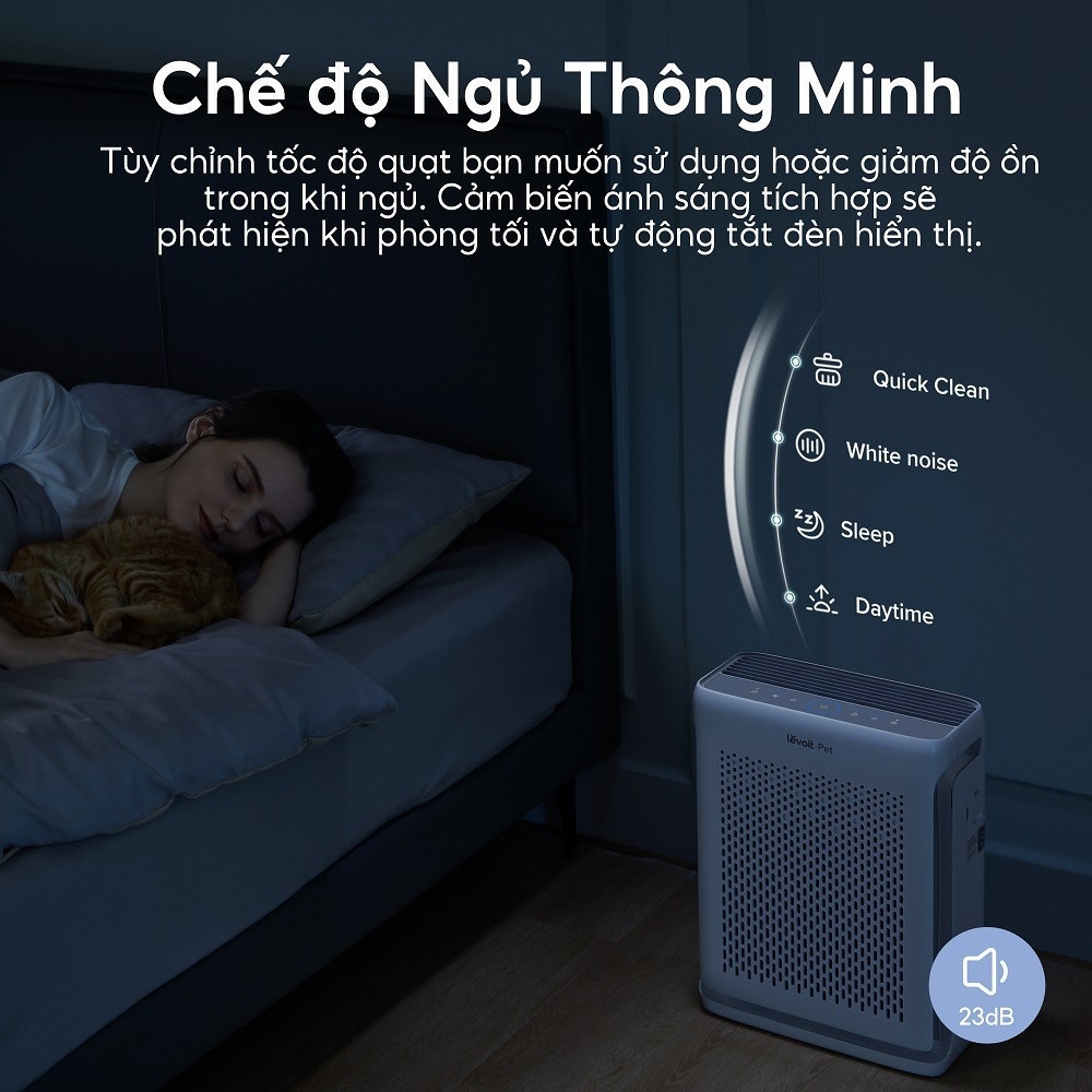 Máy lọc không khí Levoit Vital 100S - Chuyên cho nhà nuôi thú cưng