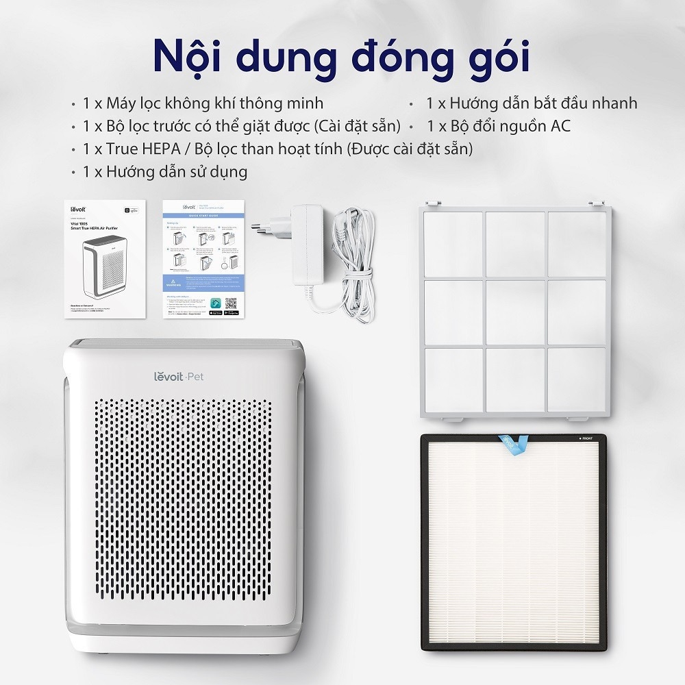 Máy lọc không khí Levoit Vital 100S - Chuyên cho nhà nuôi thú cưng