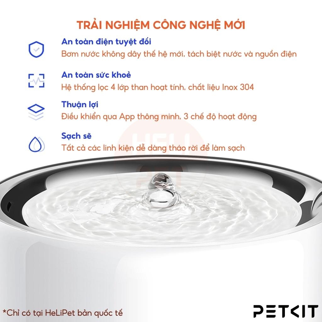 Máy lọc nước PETKIT EverSweet 3 Pro UVC (Solo 7) - Bơm không dây