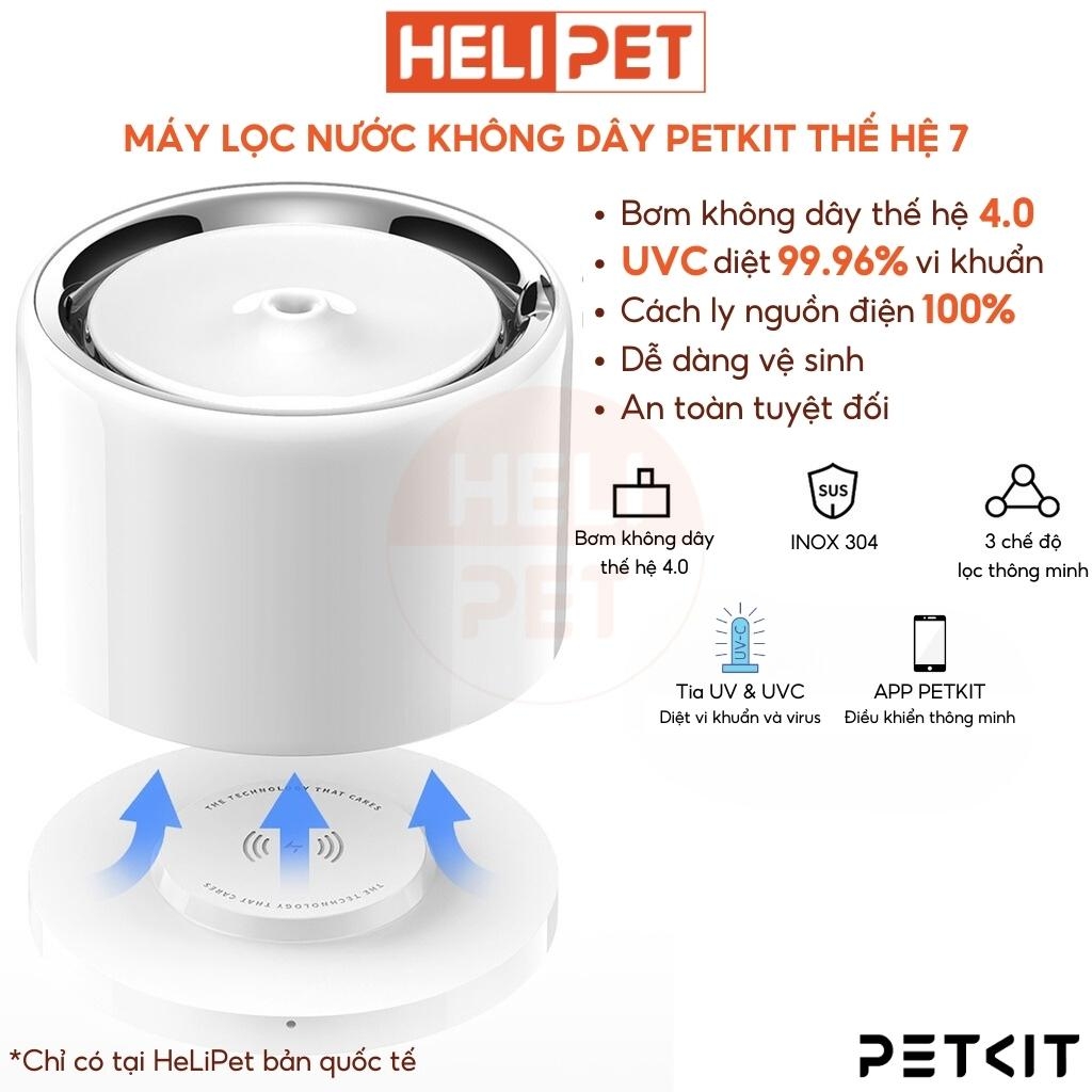 Máy lọc nước PETKIT EverSweet 3 Pro UVC (Solo 7) - Bơm không dây