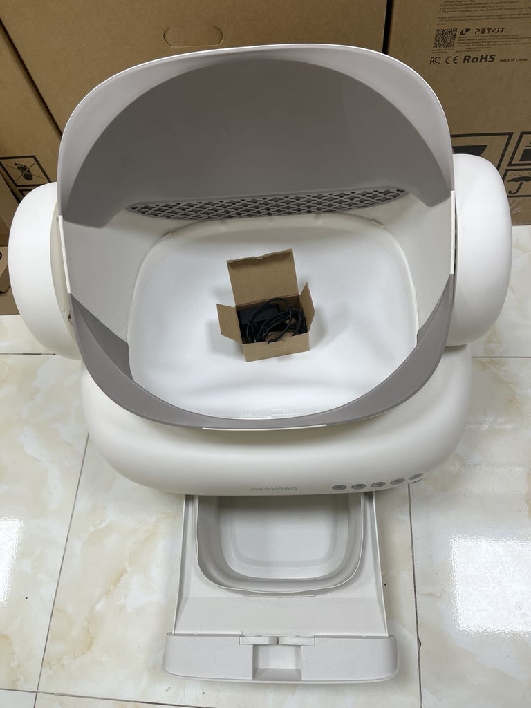 Máy dọn vệ sinh mèo Neakasa M1 Trắng Cũ - 4.500k