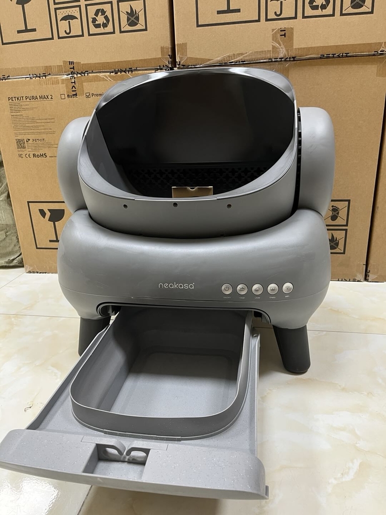 Máy dọn vệ sinh mèo Neakasa M1 Xám Cũ - 4.300k