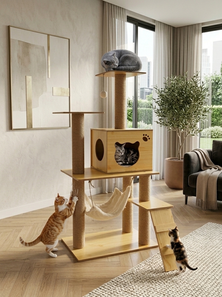 Cat tree HELIPET M015