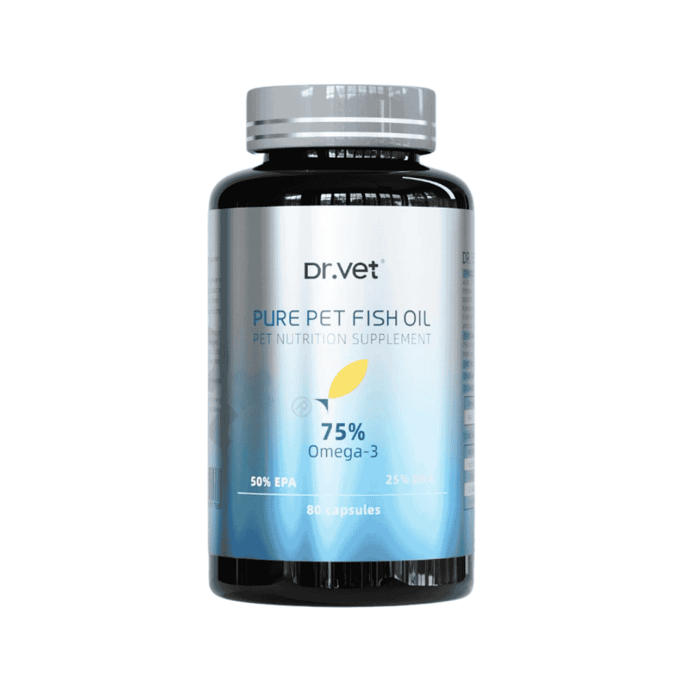 Viên dầu cá cho chó mèo DR.VET (80 viên)