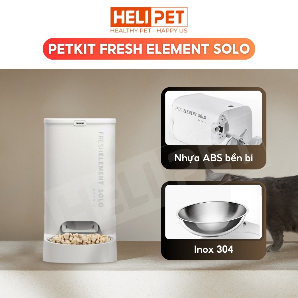 Máy ăn Petkit Fresh Element Solo cho thú cưng - Không Camera