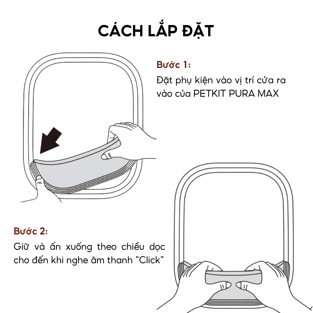 Phụ Kiện Tăng Chiều Cao Lối Vào Của PETKIT PURA MAX