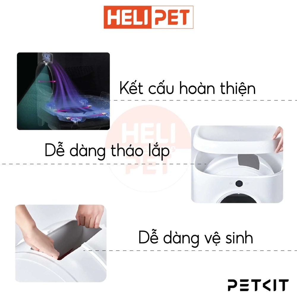 Máy dọn vệ sinh mèo PETKIT Pura X 2024