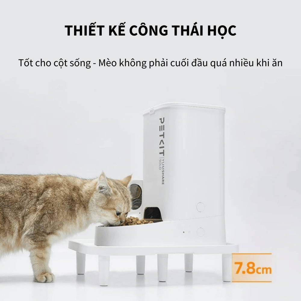 Bậc thang tăng chiều cao, chống kiến cho máy ăn PetKit