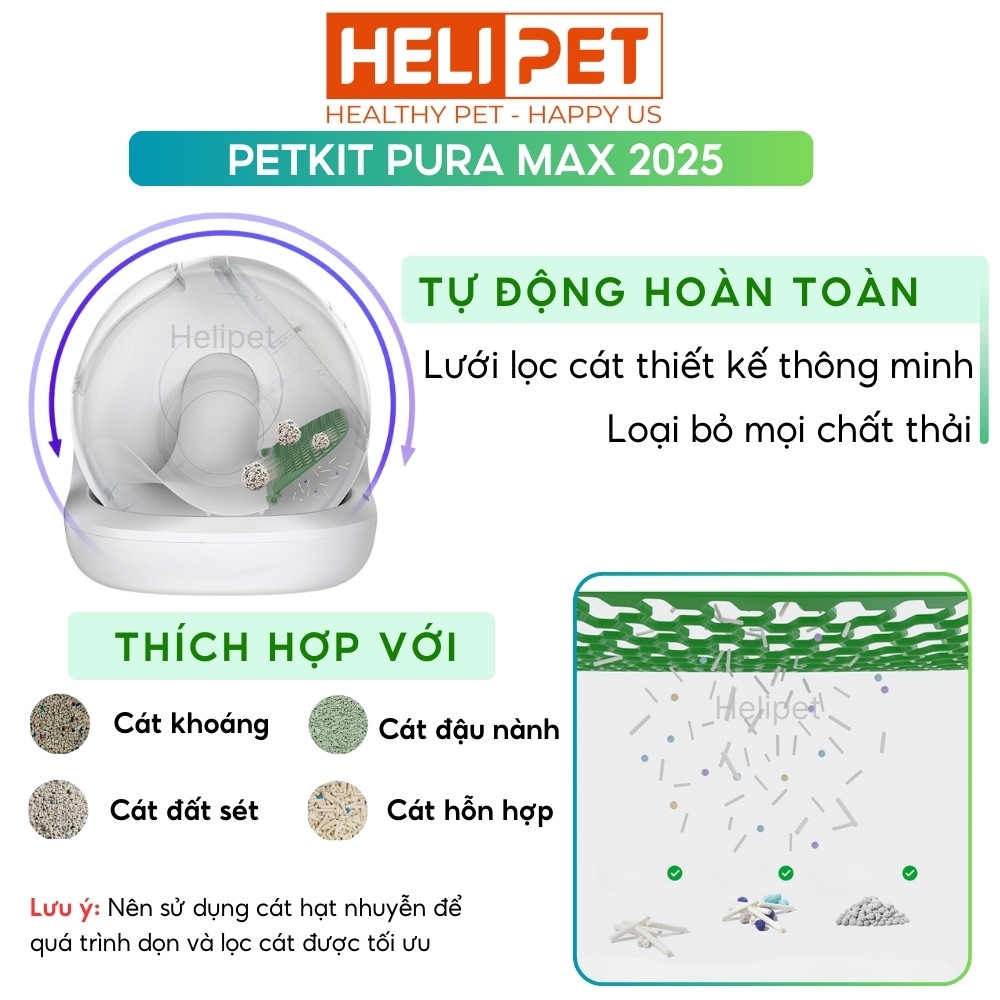Máy dọn vệ sinh mèo Petkit Pura Max 2 2025