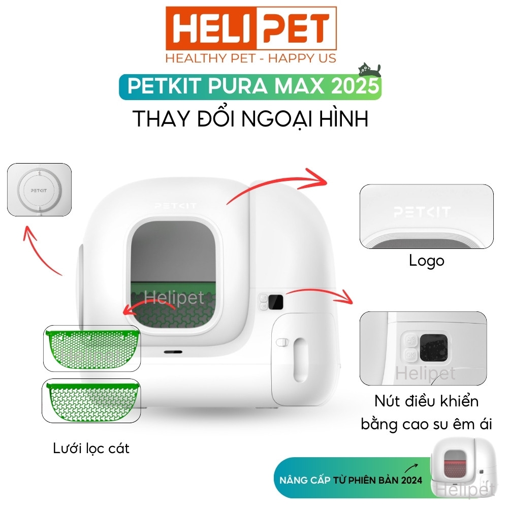 Máy dọn vệ sinh mèo Petkit Pura Max 2 2025