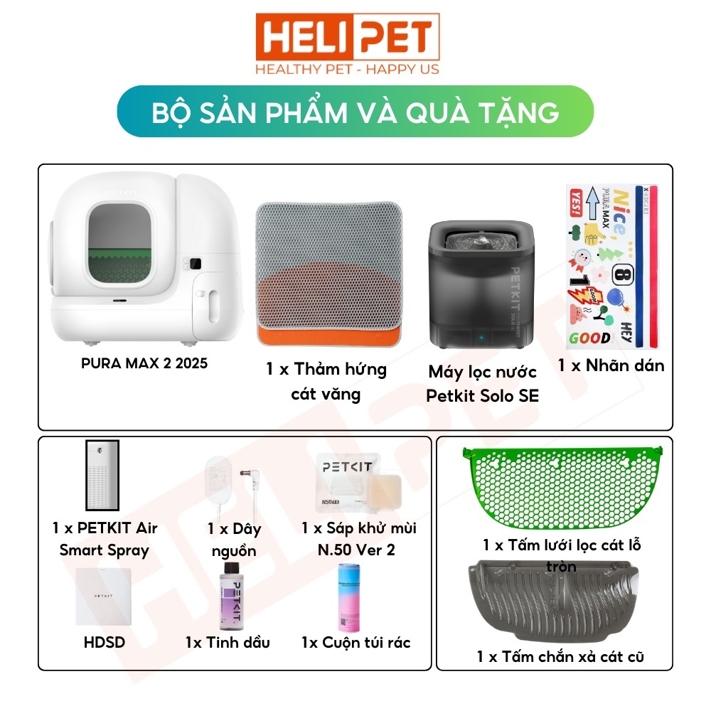 Máy dọn vệ sinh mèo Petkit Pura Max 2 2025