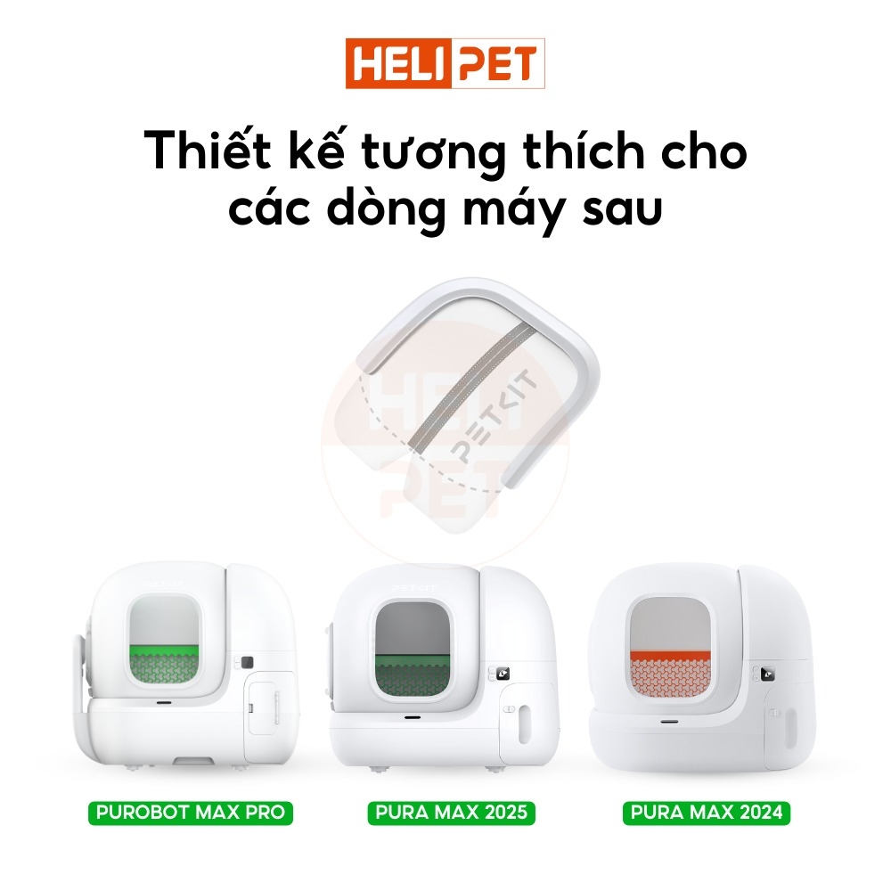 Rèm chống văng cát Petkit 2.0 dành cho máy vệ sinh Petkit