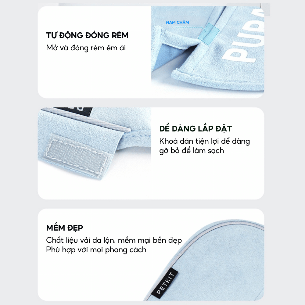 Rèm che cho máy vệ sinh mèo Petkit Pura Max