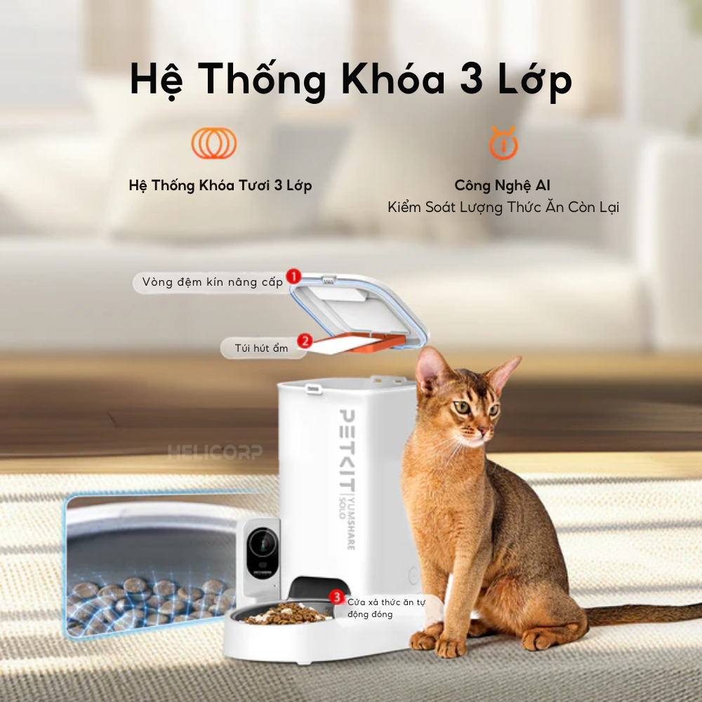 Máy ăn có camera PetKit Yumshare Solo
