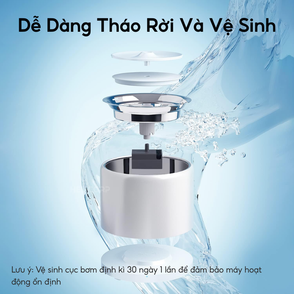 Máy lọc nước PETKIT EverSweet 3 Pro UVC (Solo 7) - Bơm không dây