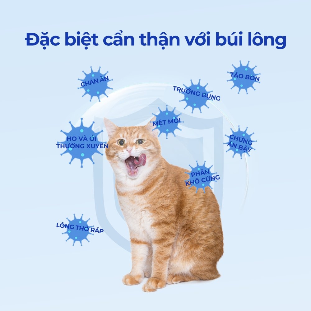 Viên tiêu búi lông cho mèo DR.VET (180 viên)