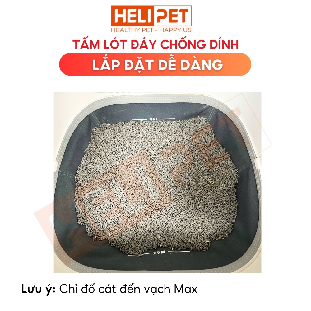 Tấm lót chống dính, chống thấm máy vệ sinh PETREE OPEN TOP