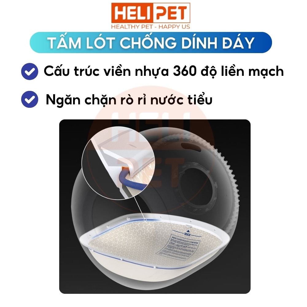 Tấm lót đáy chống dính, chống cào dành cho PETKIT PUROBOT ULTRA