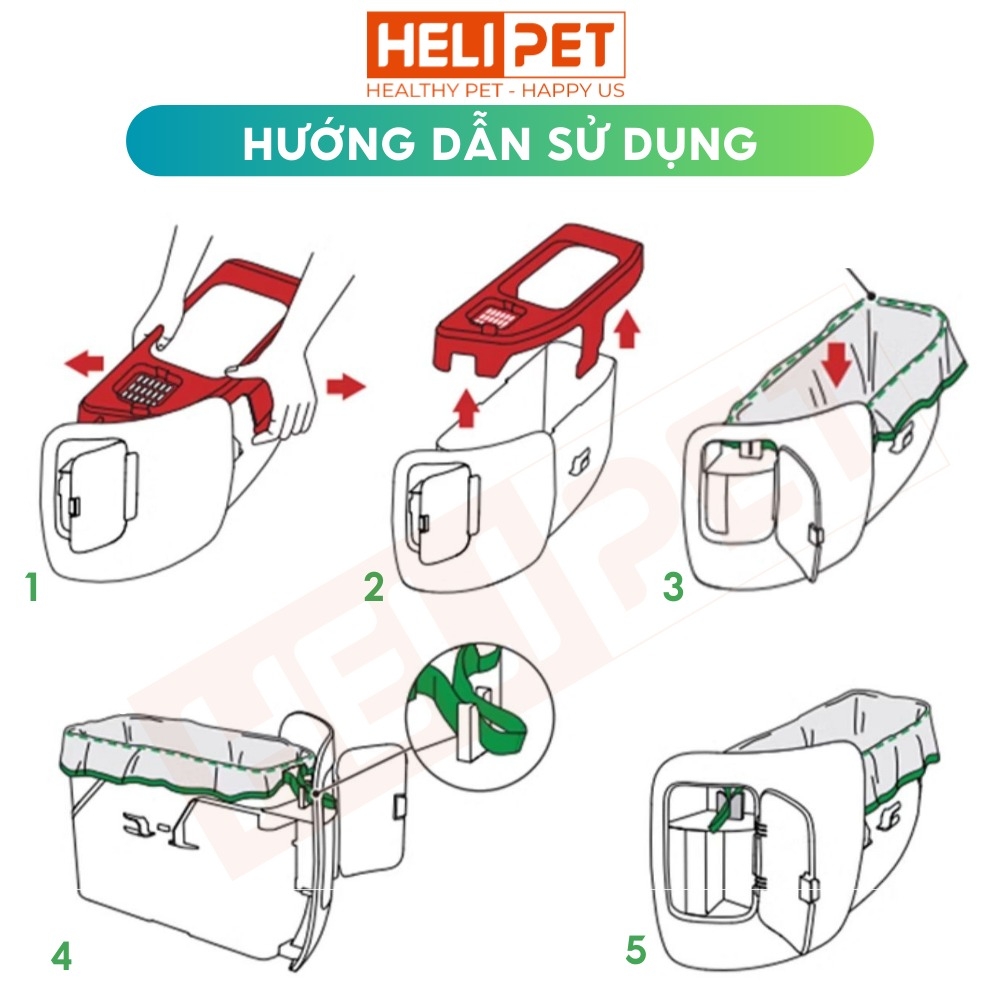 Cuộn túi rác máy dọn phân mèo Petkit Purobot Max Pro
