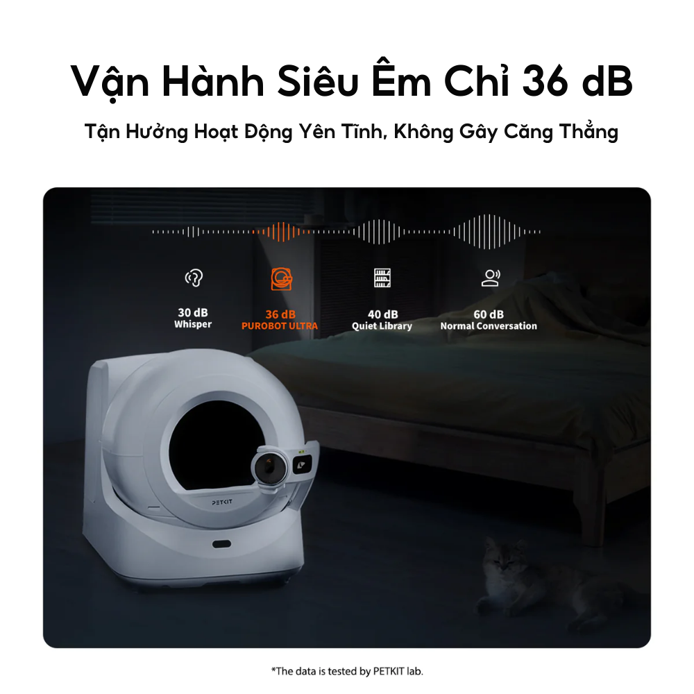 Máy dọn vệ sinh mèo Petkit Purobot Ultra có Camera AI